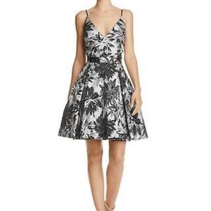 Like new Aqua Jacquard Fit and Flare dress size 4